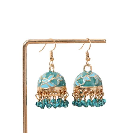 Vintage Boho Tribal Örhängen Etniska Drop Fågelbur