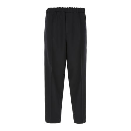 Jil Sander, Straight Trousers Zwart, Heren, Maat:L
