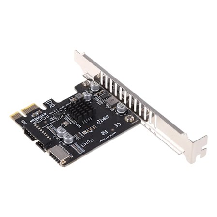 PCI-E till USB3.0 Type-E Frontpanel Internt expansionskort 5G PCI för Express X4 X8 X16 till USB3 19P Typ C Front Adapter