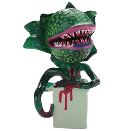 Piranha Blomma Replika Rekvisita Trädgård Harts Ornament Little Shop Of Horrors Dekoration