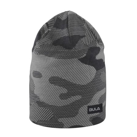 Bula Camo Printed Wool Beanie Unisex beanies Grey OneSize