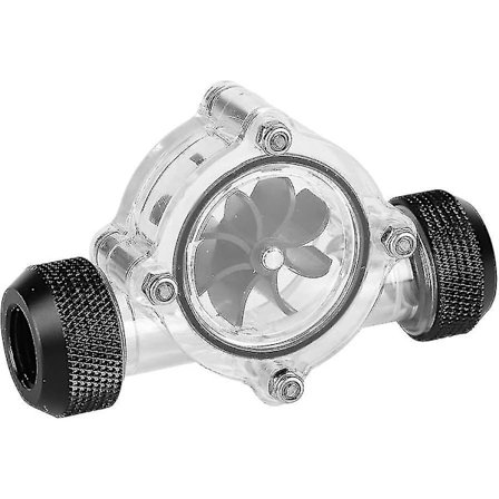 Dator vatten- och kallvattenflödesmätare flödesmätare 8-blads vattenflödesmätare Turbo Svart G1/4 2-punktsgränssnitt