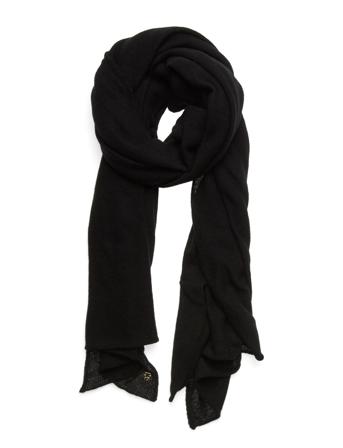 Luxe Cashmere Scarf Knit Accessories Scarves Winter Scarves Sort Tommy Hilfiger