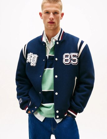Tommy Jeans Tjm Best Varsity Jacket - Navy - XXL