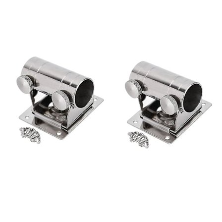 Parasol Balkon Beslag Rustfrit Stål Fiskekasse Justerbar Paraply Stativ Fiskekasse Paraply