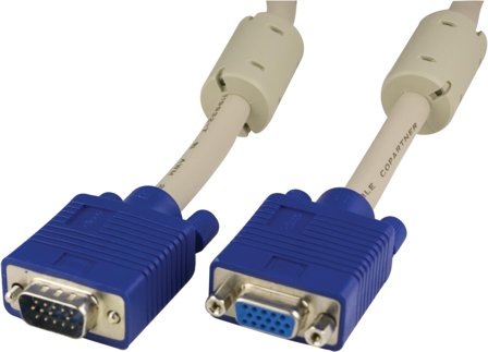Deltaco VGA extension cable - 1.8m