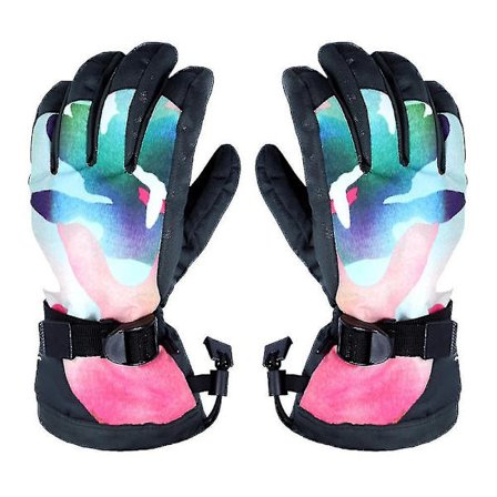 Vanntett Pureh Vintervarme Snøskiløperhansker Vindtette