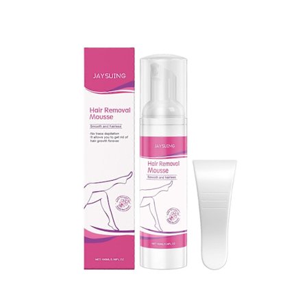 Jaysuin vartalokarvojen poistovaahto, hellävarainen karvojen poisto kainaloista ja käsivarsista, sileä iho, puhdas ja virkistävä karvojen poisto