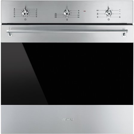 Smeg 60cm Classic Multifunktionsovn i Rustfrit Stål | KitchenOne