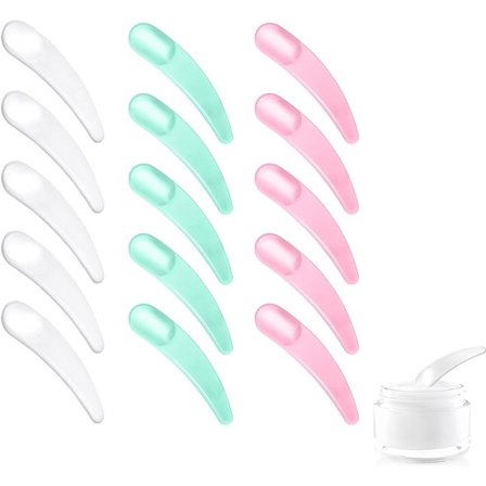 Kosmetisk spatel 15 stykker ansigtscreme ske maske spatel makeup spatel hudpleje applikator kosmetisk ske flerfarvet til ansigtscreme makeup maske