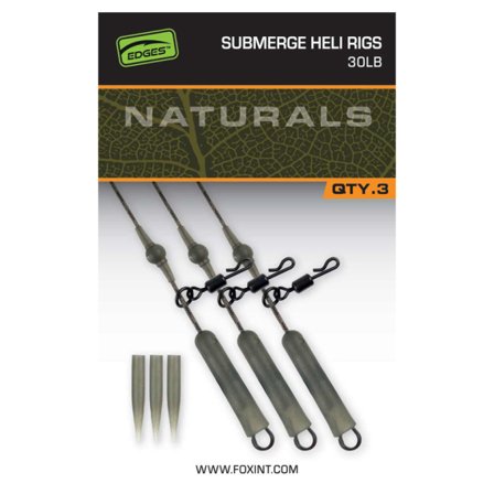 Fox Naturals Submerged Heli Rigs - 30lb