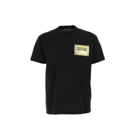 Versace Jeans Couture - T-shirts - Svart - Herr - Storlek: L, Herr, Storlek: L