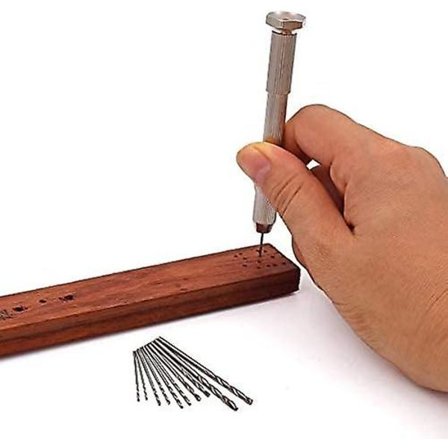 Mini handborr, handborr bits handborr kit 10 borr bits borr bits för kretskort och juvel