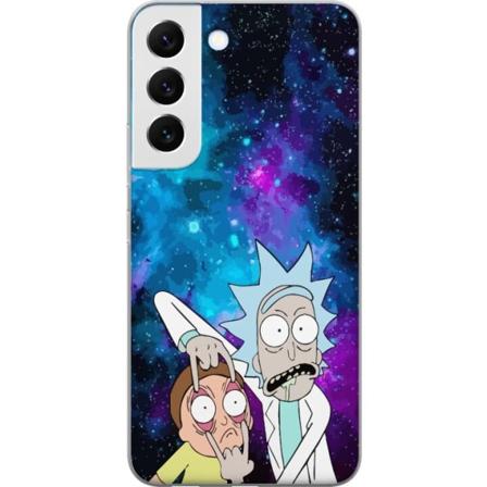 Samsung Galaxy S22+ 5G Gjennomsiktig deksel Rick og Morty