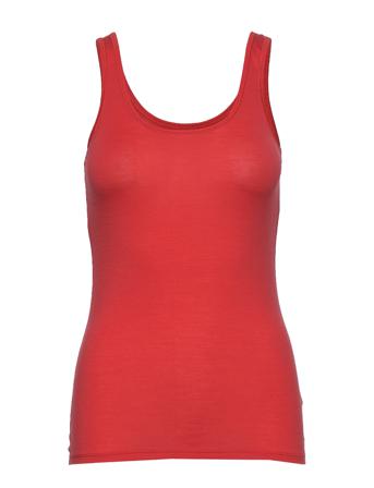 W Siren Tank Top Ærmeløs Top Rød Icebreaker