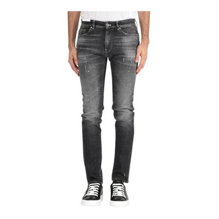 PT Torino, Skinny Jeans Zwart, Heren, Maat:W36