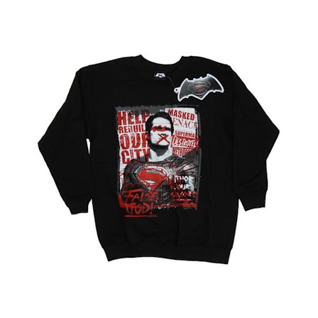 DC Comics Boys Batman v Superman False God Sweatshirt 7-8 år