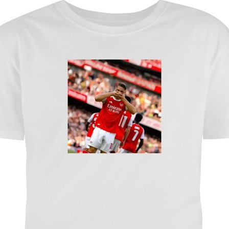 Lapsen t-paita Arsenal jalkapallo - Martin Ødegaard maalivierailu punaisessa pelipaidassa