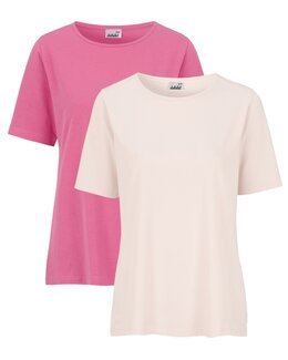 Stina T-skjorte 2-pk rosa Rosa - 48/50 - Åshild