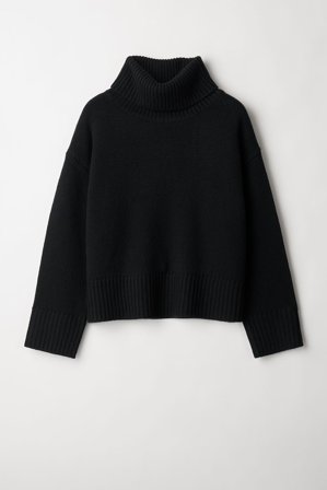 Soft Goat - Chunky Turtleneck - Women cashmere sweater - M - Black