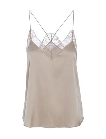 Alida Bluse Ærmeløs Beige Dea Kudibal