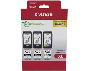 Canon-PG-575XLx2/CL-576XL / 5437C004 High Multipack-Canon 2x PG-575XL og CL-576XL blekkpatroner-Printing ink, toner & paper-Blekkpatroner