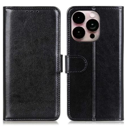 Crazy Horse Plånboksfodral iPhone 14 Pro Max - Svart Svart