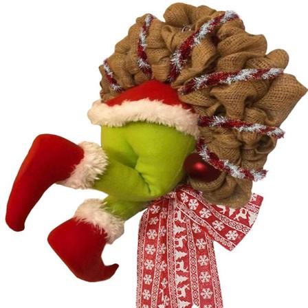 Jultjuven Stal Krans Juldekorationer Jul