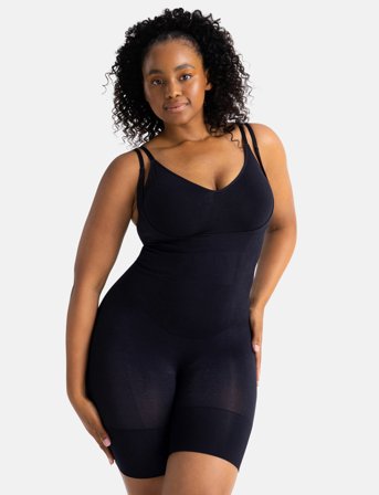 Dorina Absolute Sculpt Open Bust Rompers - Black - S