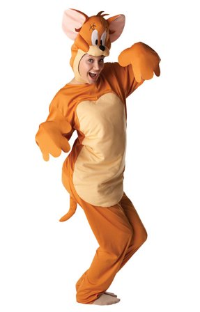 Tom & Jerry Maskeraddräkt Jerry XL