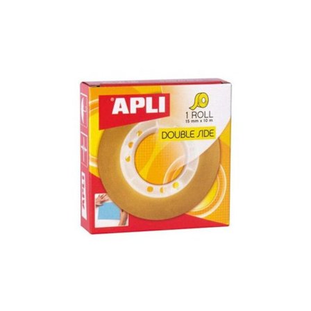 Transparent dubbelhäftande tejp - 15mmx10m - Hantverk / Kreativa aktiviteter