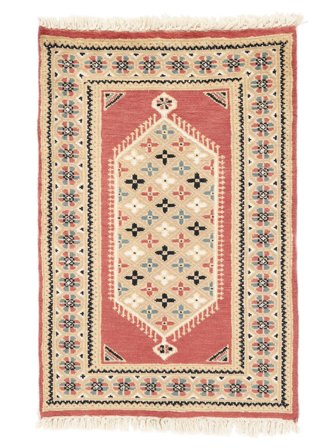 Handknuten Pakistan Bokhara 2Ply Matta 61X92 Beige/Brun