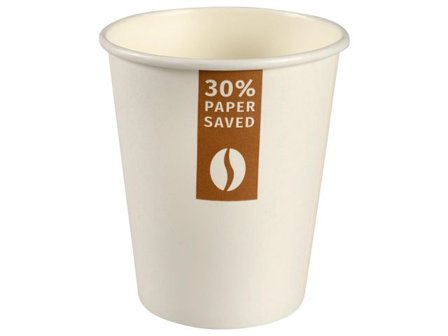 ABENA Kaffebägare Less Is More 24 cl 50/fp - Lyreco - Kök och servering - Engångsartiklar - Pappersbägare