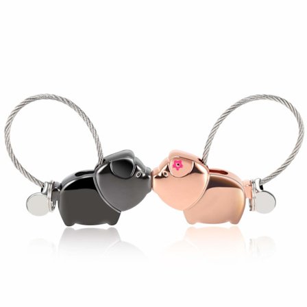 Nyckelring Par Kärlek, Magnet Avtagbar Nyckelring
