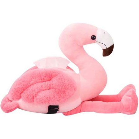 Pink Flamingo Tissue Box Cover Kreativ Bil Armlæn Tissue Etui Sød Plysdyr Serviet Tissue Box Holder