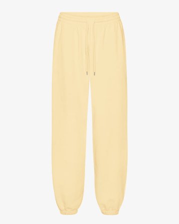 Organic Relaxed Sweatpants - Soft Yellow