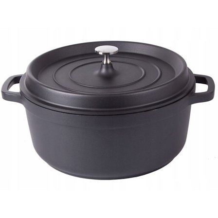 Gryta med Lock - Aluminium - 6,6 L