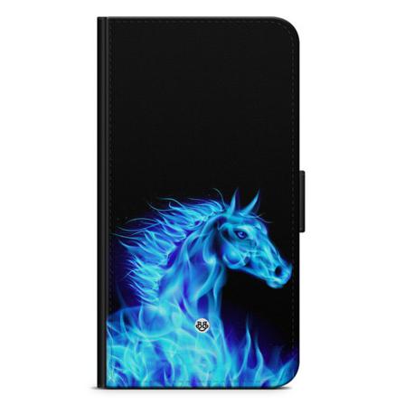 Bjornberry Iphone 14 Fodral - Flames Horse Blå