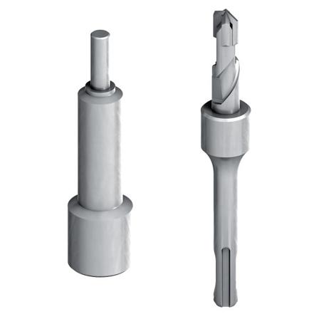Ejot 9160105941 Stop boret SDS-beslag, til kombination med slagtøjsenhed 8 x 30 mm, Befæstelse