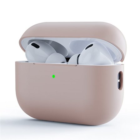 SKALO Ultratynd Silikone Cover til AirPods Pro 3 - Lyserød