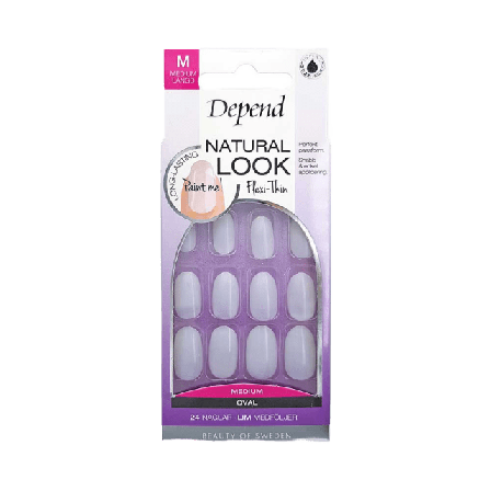 Depend Natural Look Oval Lösnaglar & dekoration Unisex 1 PCS