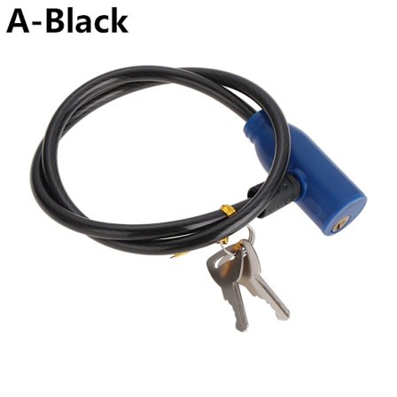 Mordely Cykeltillbehör Cykellås med 2 nycklar Kabel stöldskydd