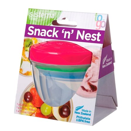 Sistema Stack ́N Nest 3-pak Flere str., Tøj & Bolig, Opbevaring & Organisering, Opbevaringsbokse