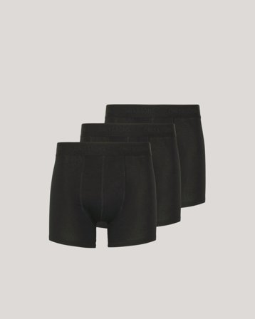 ONLY & SONS JUNIOR OSJFITZ SOLID BLACK BOXER 3PK Noir Sous-vêtements Garçon - Kids Brand Store