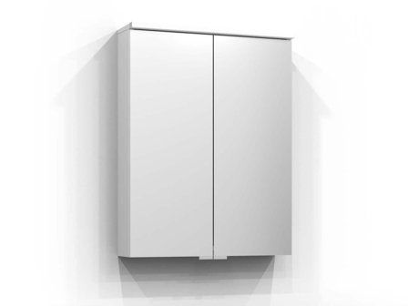 Svedbergs Sarek 55 Spegelskåp med tvättställsljus, vitt 55 cm, Badrum