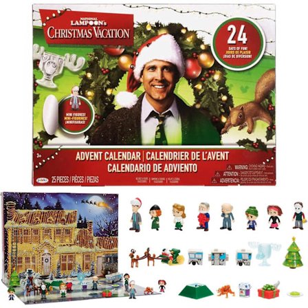 Gos - National Lampoon 2024 adventskalender for julehøytiden, 24 gaver og nedtellingstilbehør