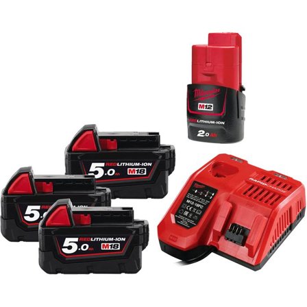 Milwaukee M18 NRG-503 Ladepakke, Maskintilbehør & forbruk