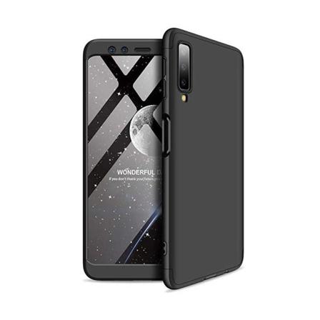 Samsung A7 2018 360° 3in1 Fullcover Skal Inkl. Härdat Glas Svart