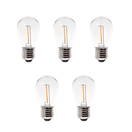 LightsOn Deco 5120 LED-lampa E27, 30 lm, 0,3 W, 5-pack Klar, Belysning