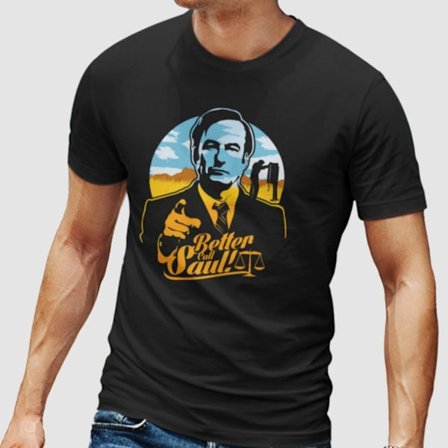Saul Goodman svart T-shirt - Better Call Saul